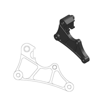 Moto-Master Bremssatteladapter 320 mm – Kawasaki (KX) und Bimota