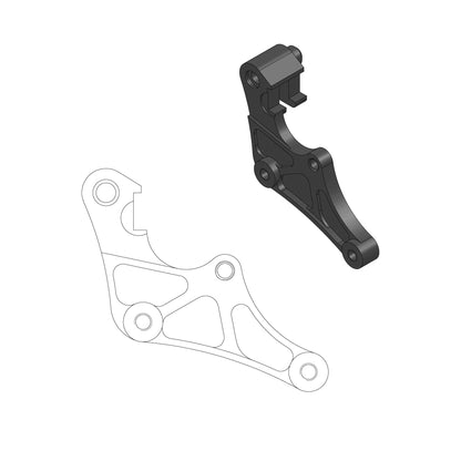 Moto-Master Bremssatteladapter 320 mm – Fantic und Yamaha (WR/YZ)