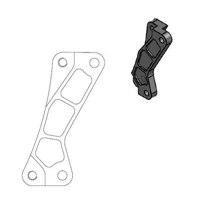 Moto-Master Bremssatteladapter 320 mm – Yamaha WR 250F/450F