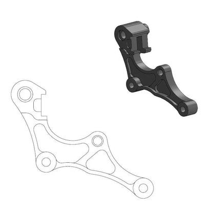 Moto-Master Bremssatteladapter 320 mm – Honda CRF (R/RX/X)