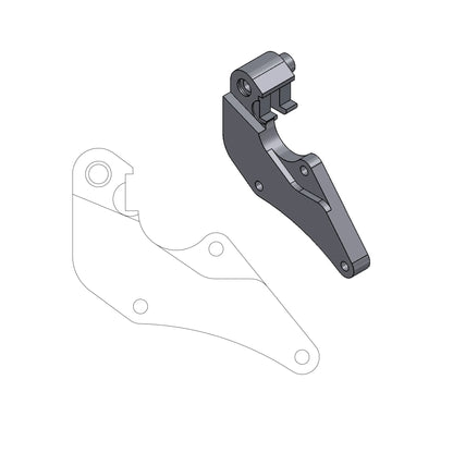 Moto-Master Bremssatteladapter 320 mm – Honda CR/CRF 125/250/450