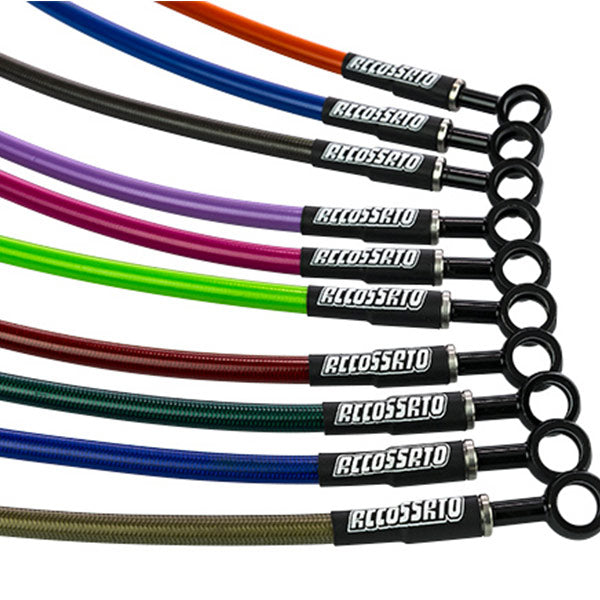 Accossato Stahlflex-Bremsleitung vorne 135 cm